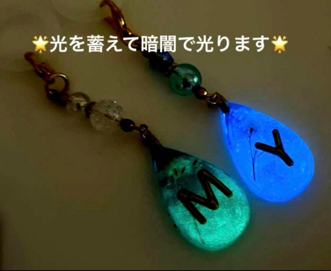 ❤️竜そばです❤️ 暗闇で光る　レジン　チャーム　21点　プレゼント付