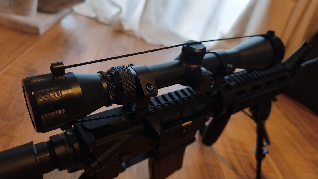 S＆T M4A1 ガスブローバック バイポッド＋スコープ付き