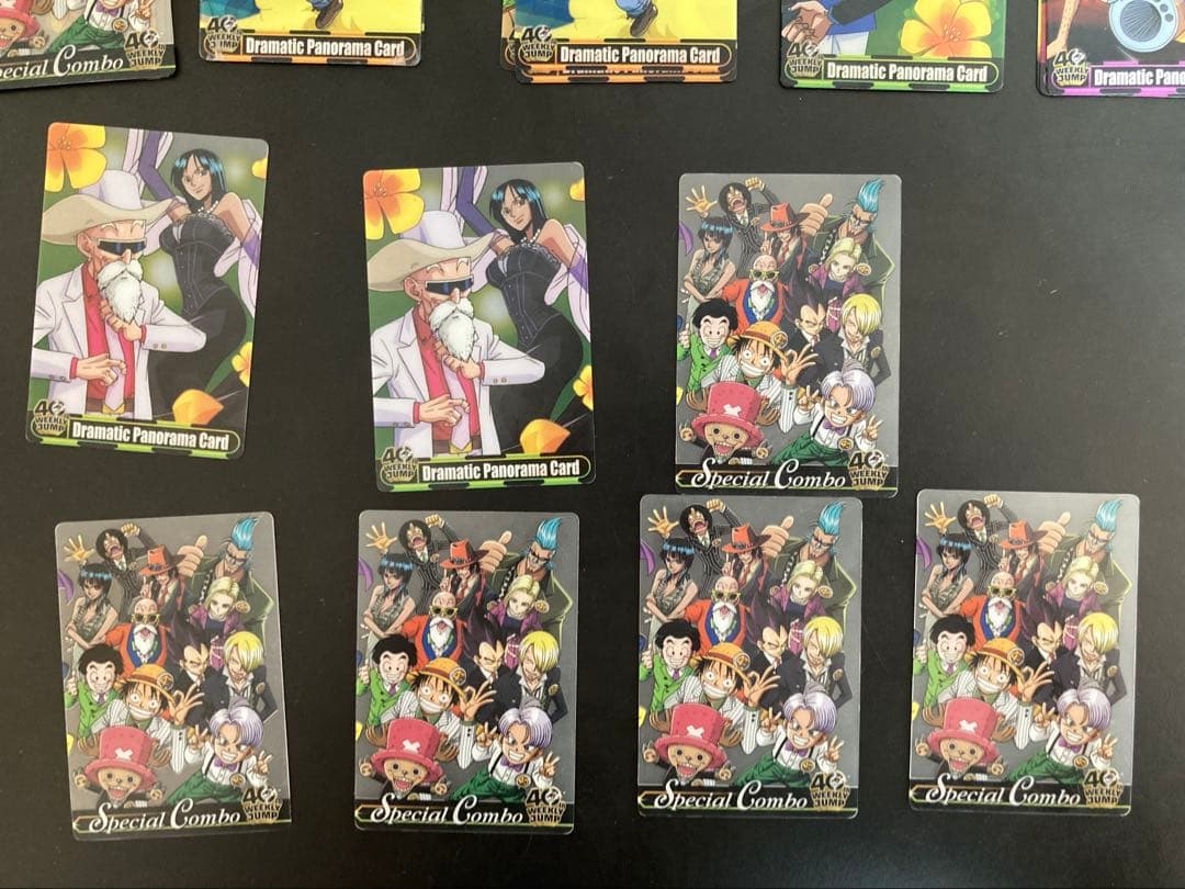 ジャンプ40周年「ワンピース×ドラゴンボール」38枚セット