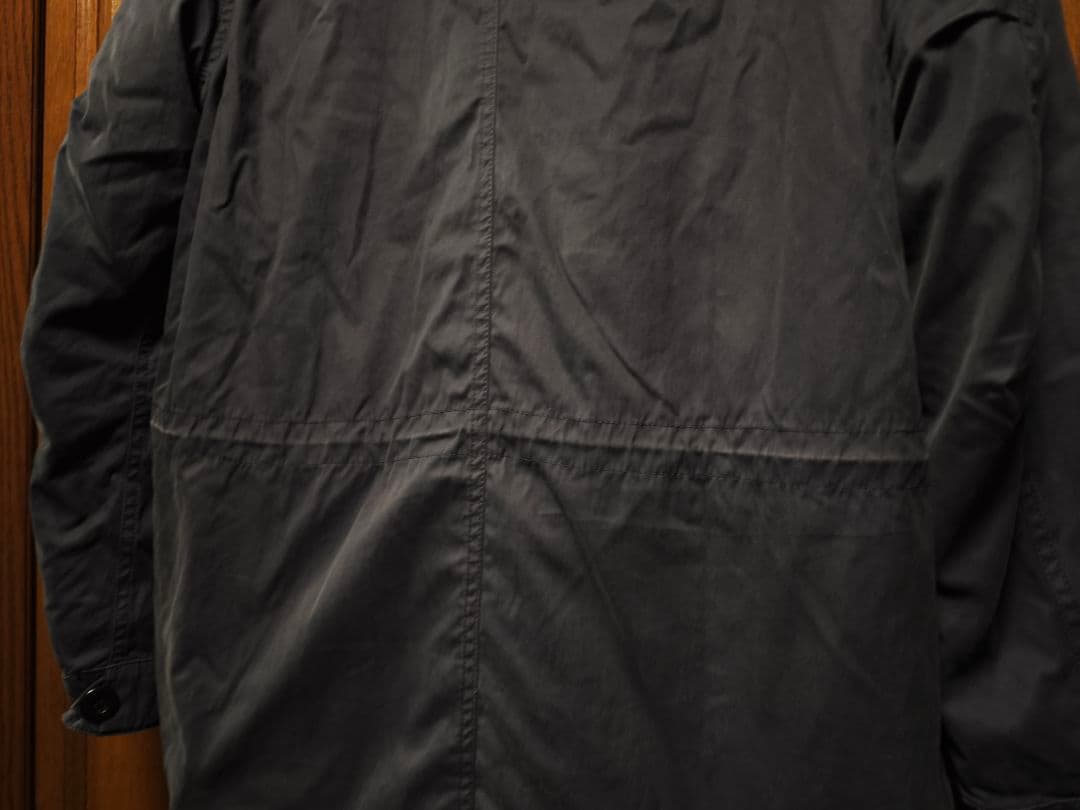 ATTACHMENT M-51　コットンオックスモッズコート　ネイビー　サイズ2