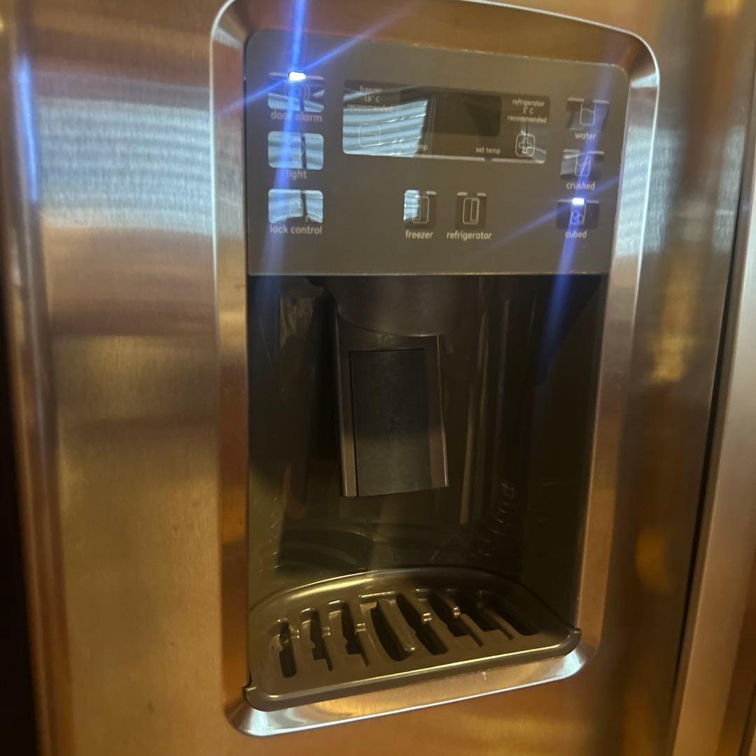 mabe マーベ　ステンレス冷蔵庫 両開き　MSM25GS/G 711L 送料込