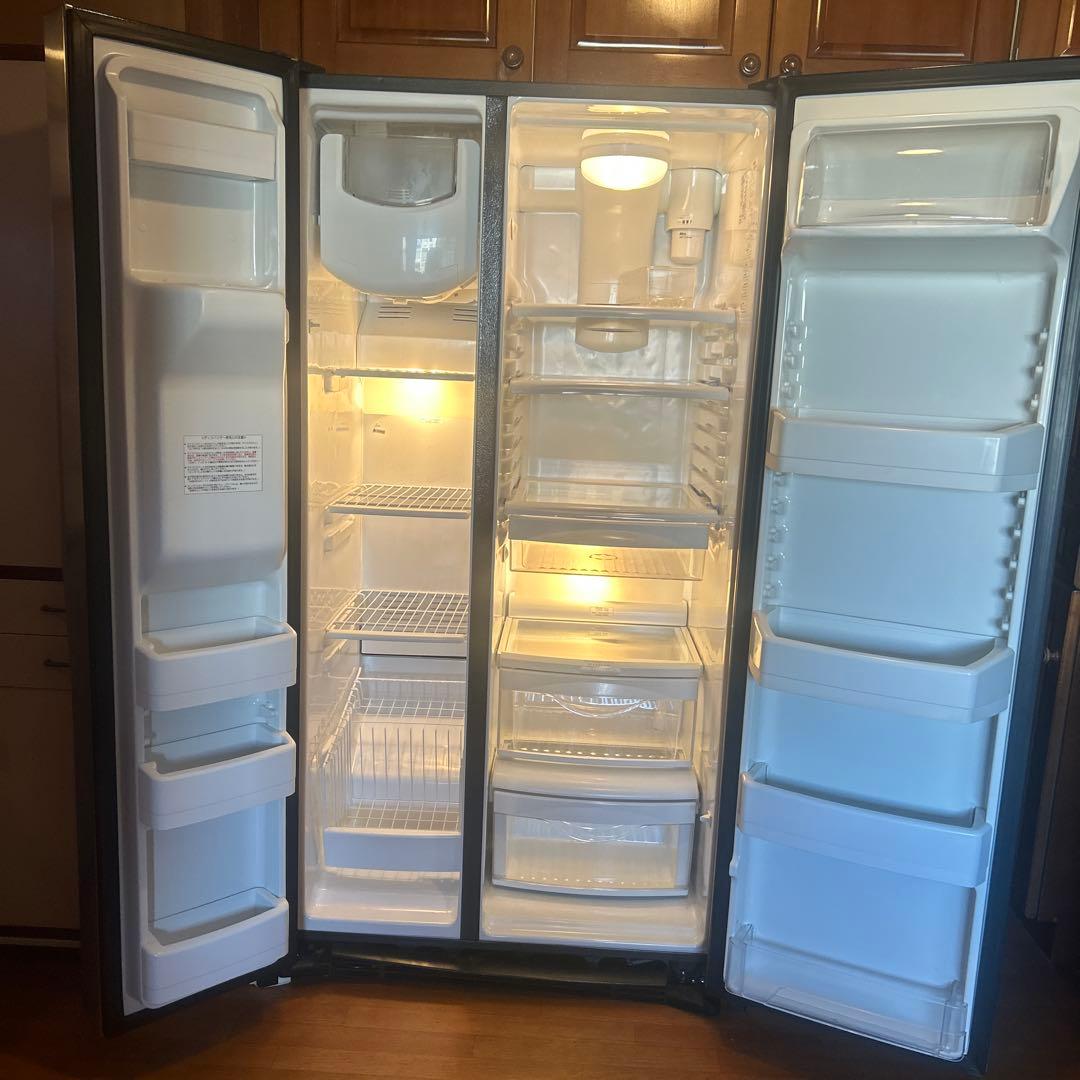 mabe マーベ　ステンレス冷蔵庫 両開き　MSM25GS/G 711L 送料込