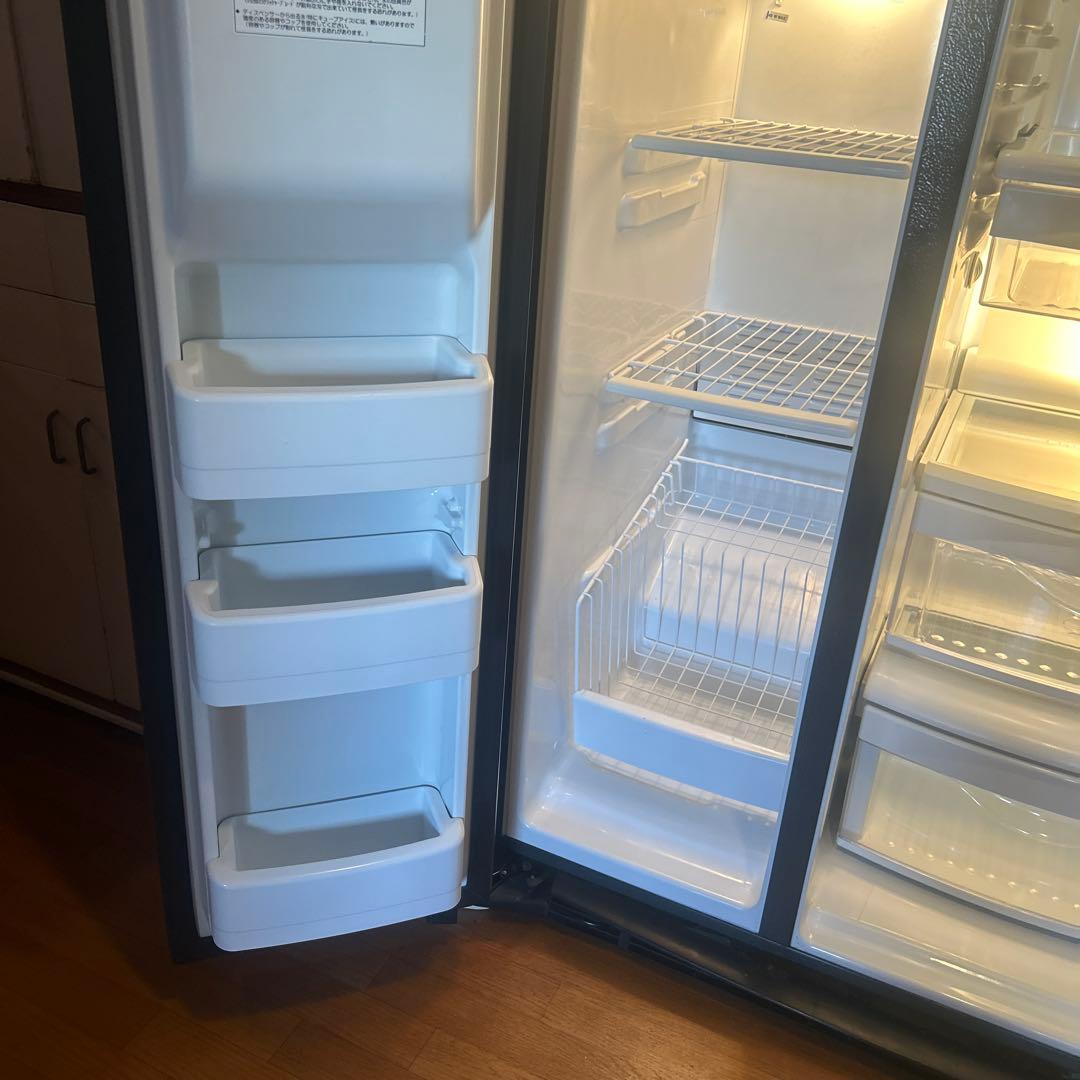 mabe マーベ　ステンレス冷蔵庫 両開き　MSM25GS/G 711L 送料込