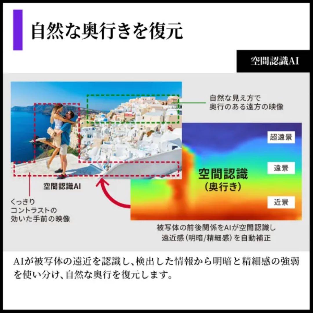 有機ELテレビ AQUOS 4T-C55HQ2 55V型 4K対応 新品同様