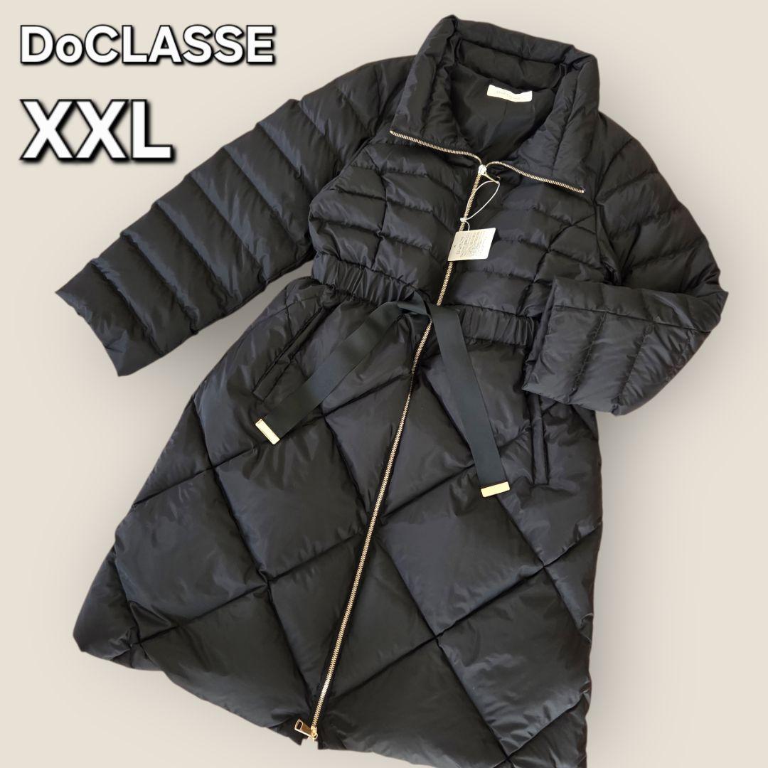 未使用✨XXLサイズ✨ DoCLASSE　ブラック　ロングダウンコート