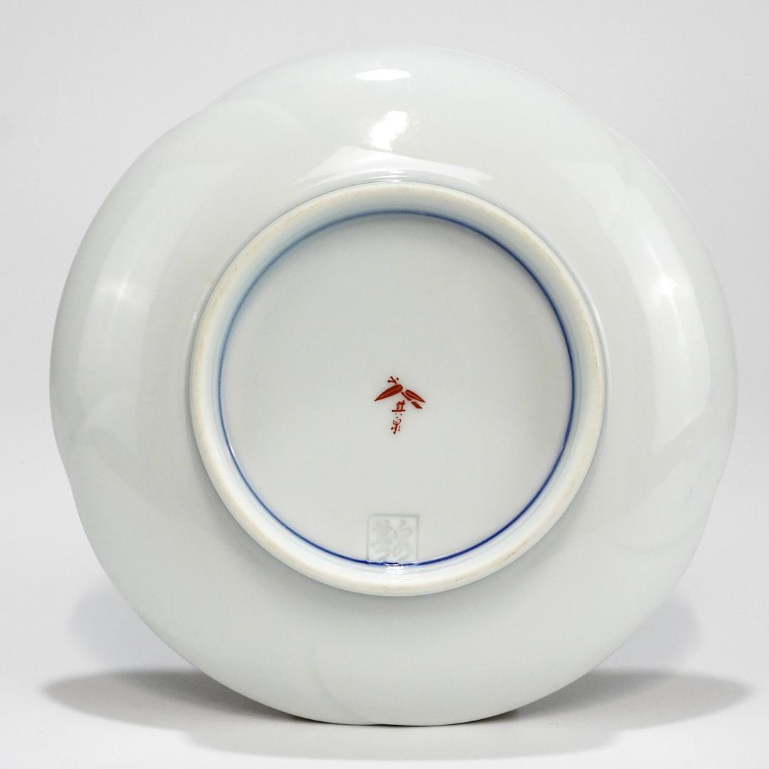 豪華絢爛 其泉作 色絵金彩鳳凰文　三足 盛皿 取皿 1枚 中皿 2枚 逸品