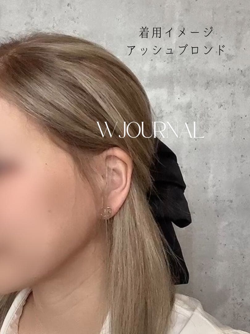 【新品】人毛100%フルウィッグ｜カシスレッド｜耳かけ・自然なもみあげ｜ロング