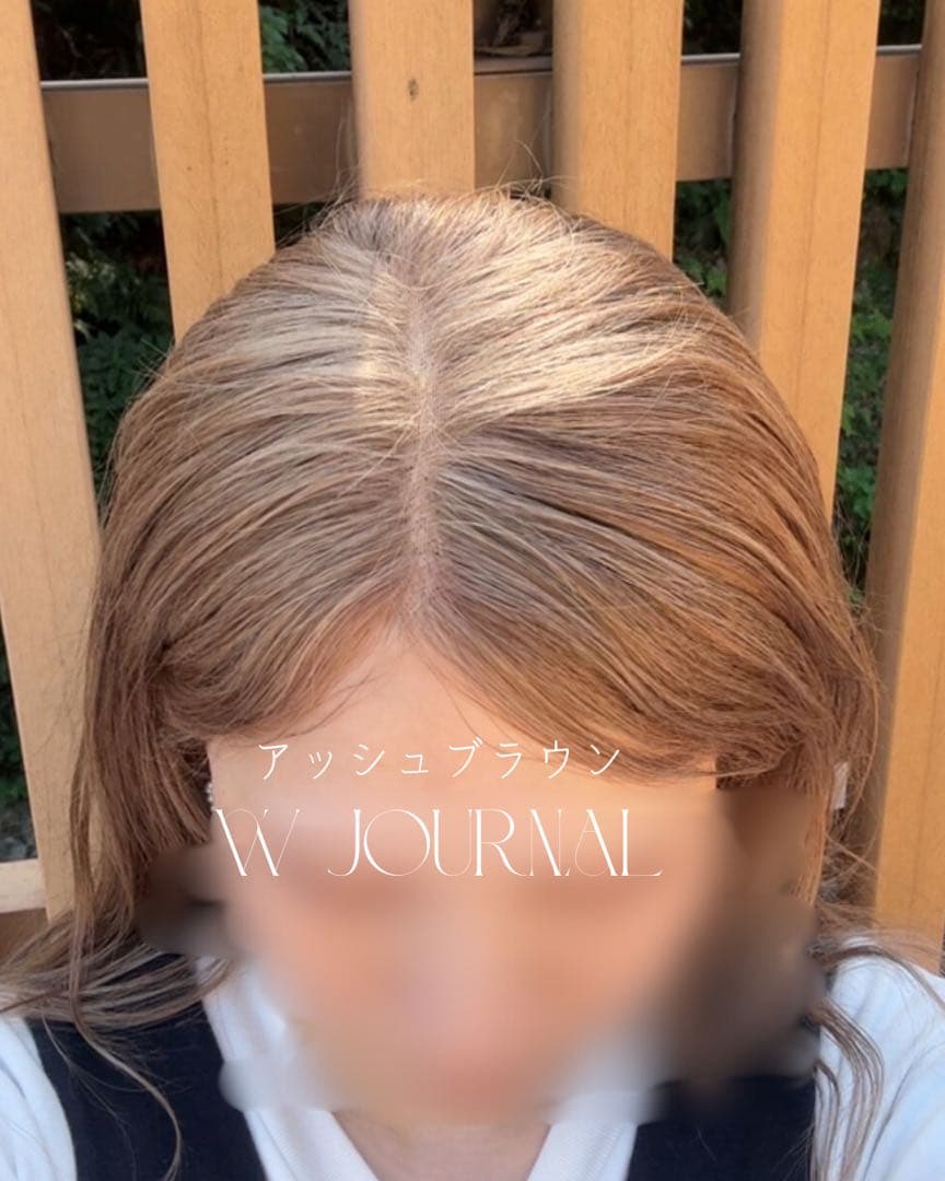 【新品】人毛100%フルウィッグ｜カシスレッド｜耳かけ・自然なもみあげ｜ロング