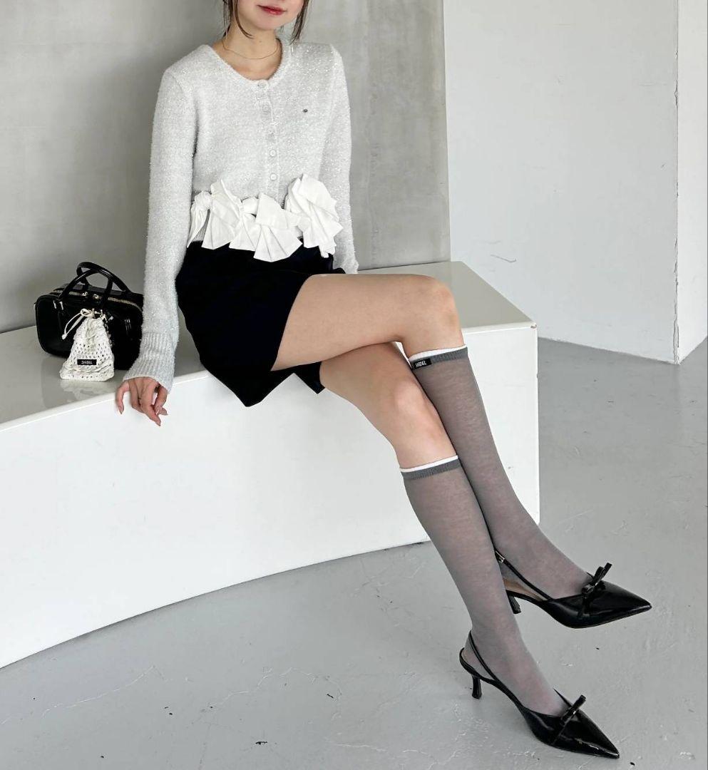 【2025AW今季新作】リボンモチーフカーディガン SNIDEL