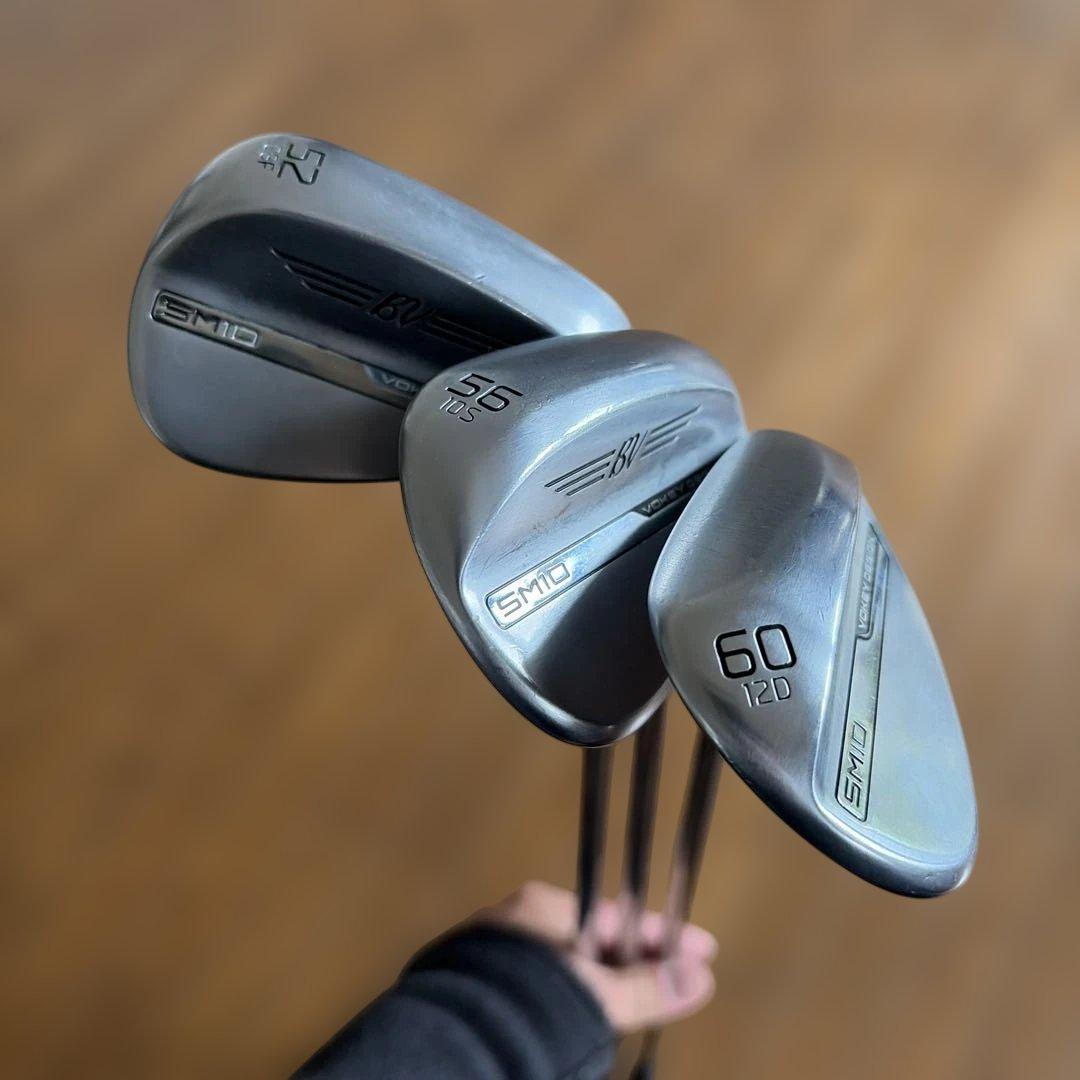 SM10 ウェッジ 52F 56S 60D 3本セット　プロジェクトXシャフト