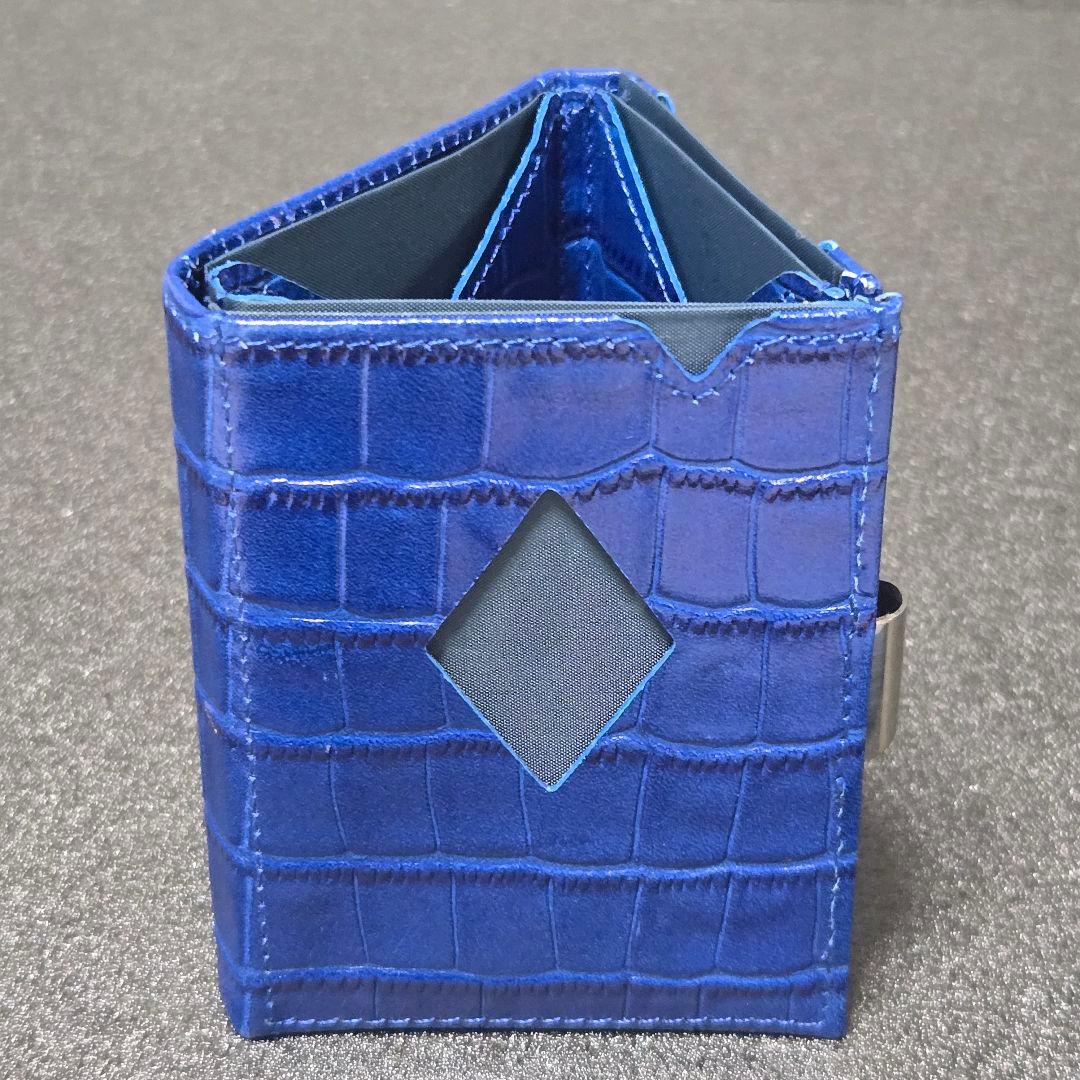 【EXENTRl】エキセントリ マルチウォレットカイマンブルー★