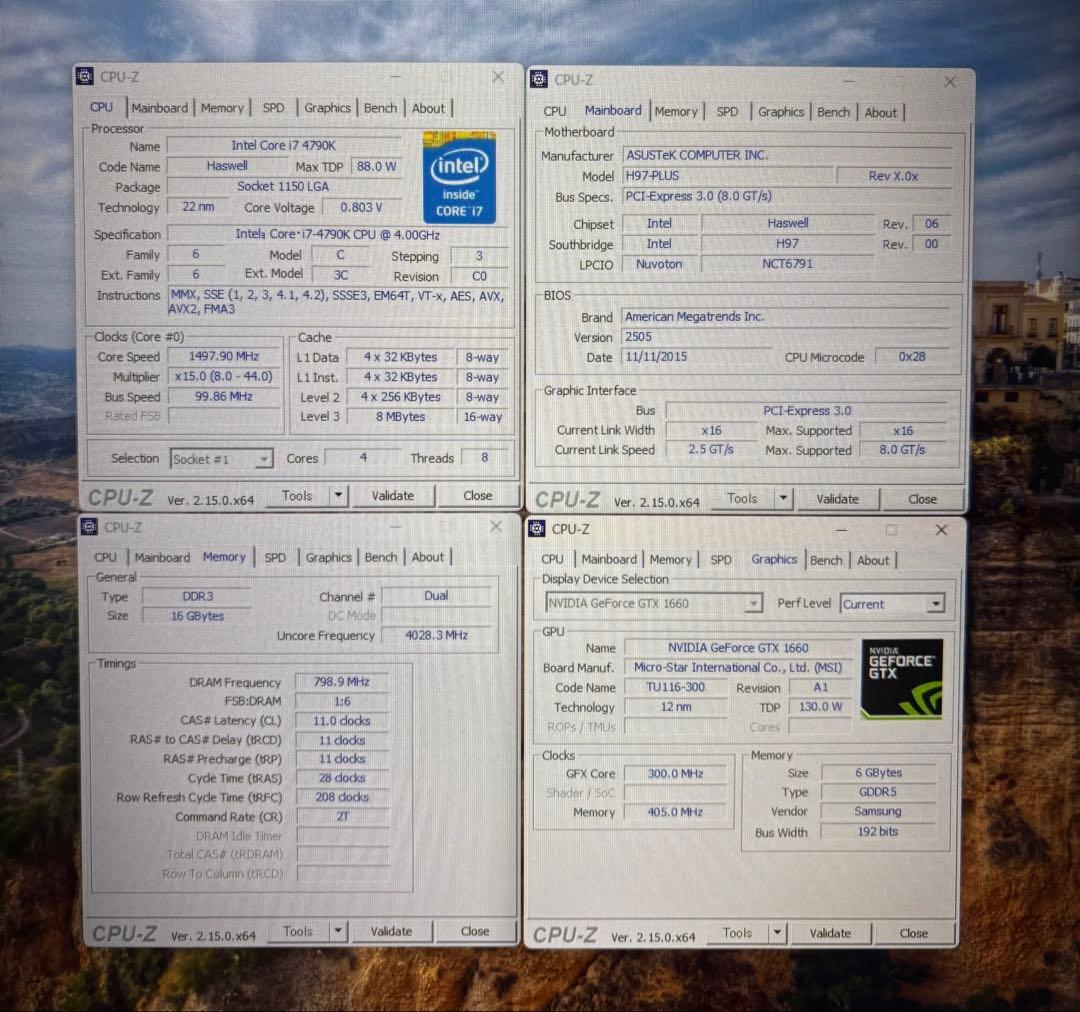 ゲーミングPC/i7/16GB/M.2 SSD/GTX1660/Office21