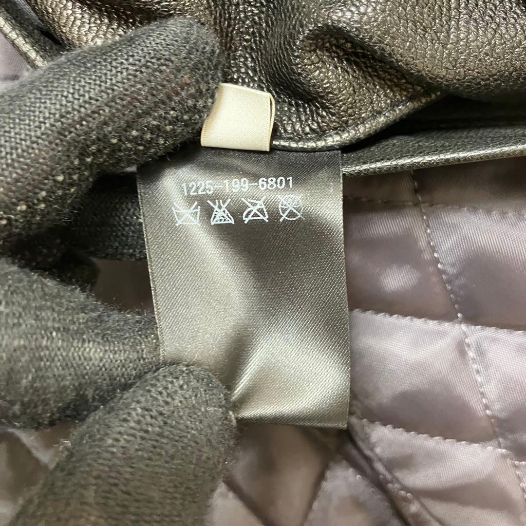 美品✨ユナイテッドアローズ やぎ革 ゴート レザージャケット 裏地キルティング