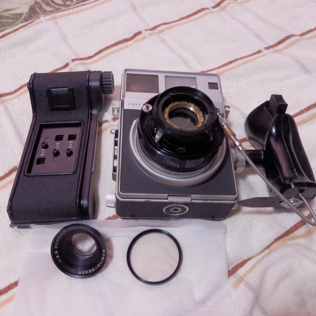 ★名機❤️動作品❤️蛇腹カメラ★マミヤスーパー23中判カメラ100㎜★F3.5