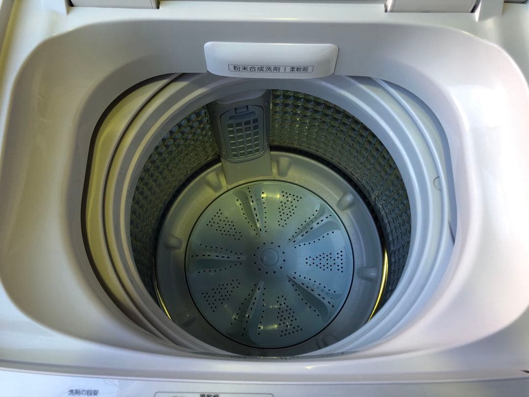 全国送料無料 AQUA 7kg 洗濯機 2019年製 AQW-GV7E7 家族