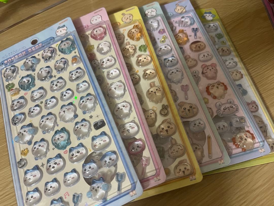 正規品 ちいかわ BONBON DROP シール 6枚セット