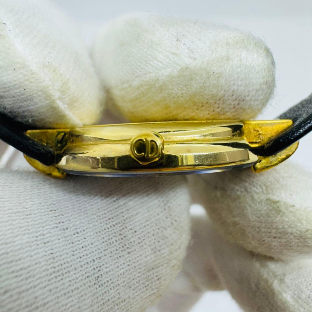 ✨Dior✨ブラックムーン✨ホワイトシェル文字盤✨バギラ✨クオーツ✨腕時計✨