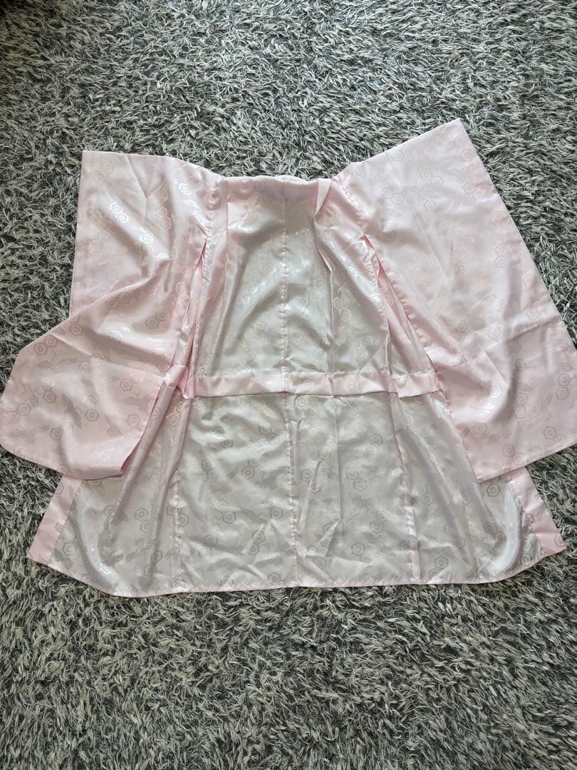 七五三　7歳　四つ身　着物　正絹　総絞り