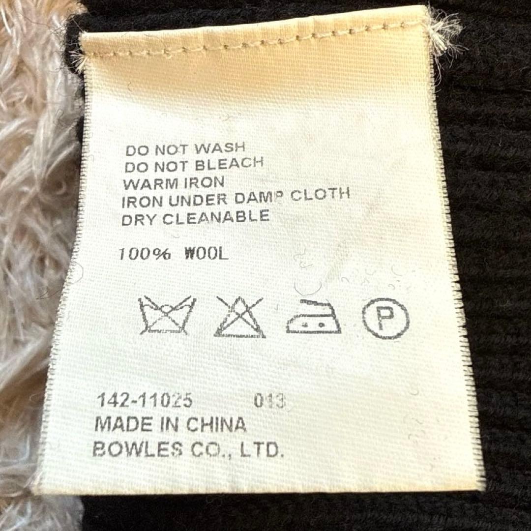 【モデル梨花着用】HYKE ハイク　ボトルネックニット　BLACK