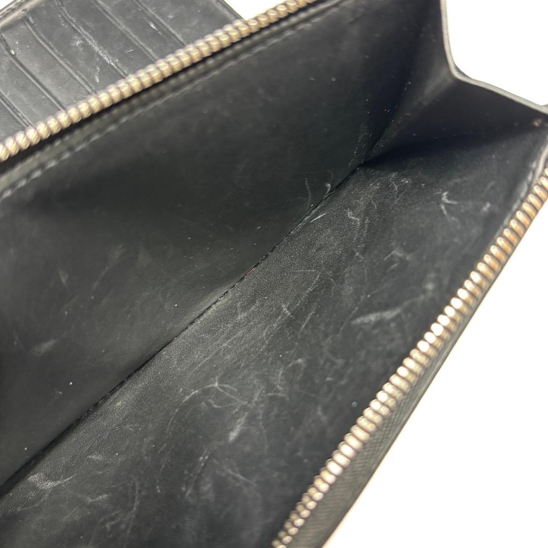 状態良【ベルルッティ本物】2つ折り長財布/カリグラフィ/ブラウン系