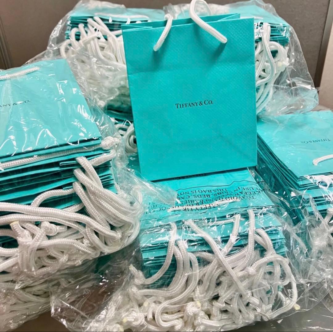 Tiffanyティファニー　ミニショッパー紙袋 ショップ袋　25枚