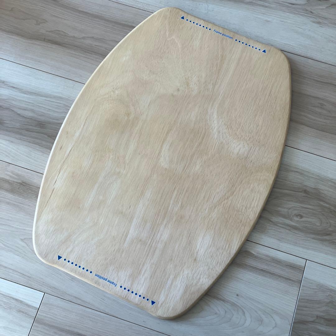 木製ハイチェア 調整可能テーブル付き　大和屋