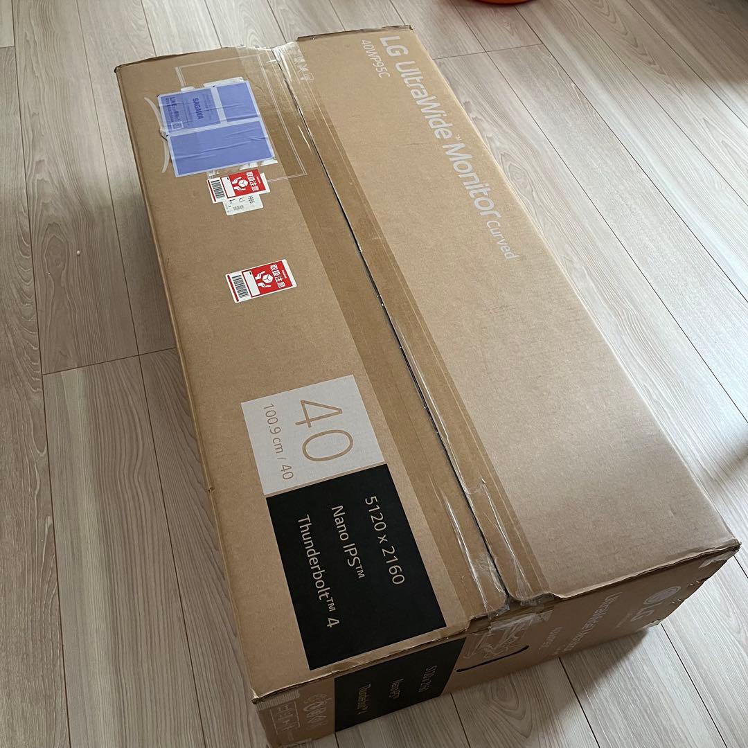 LG 39.7インチ 5K2K Nano IPS 曲面型ウルトラワイドモニター