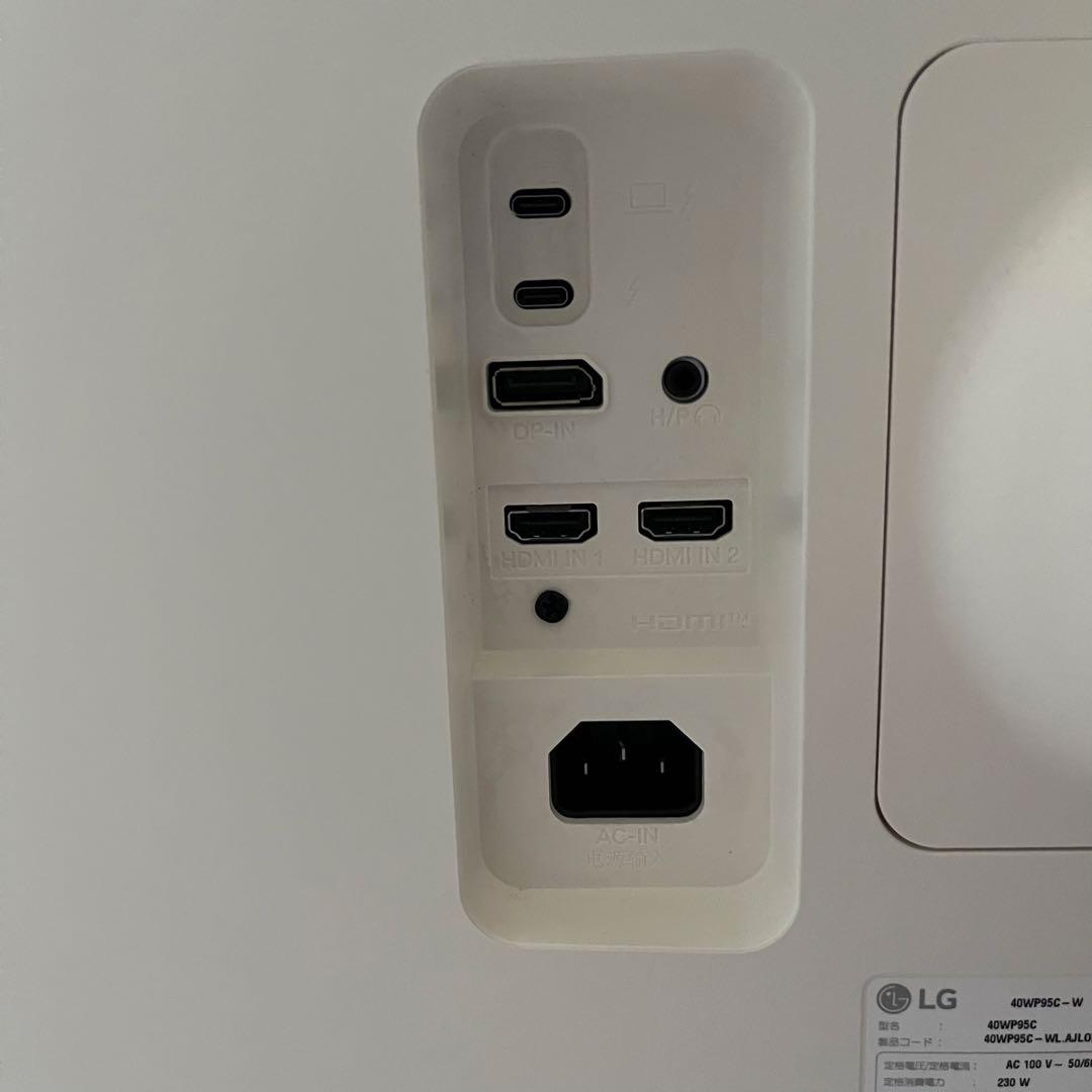LG 39.7インチ 5K2K Nano IPS 曲面型ウルトラワイドモニター