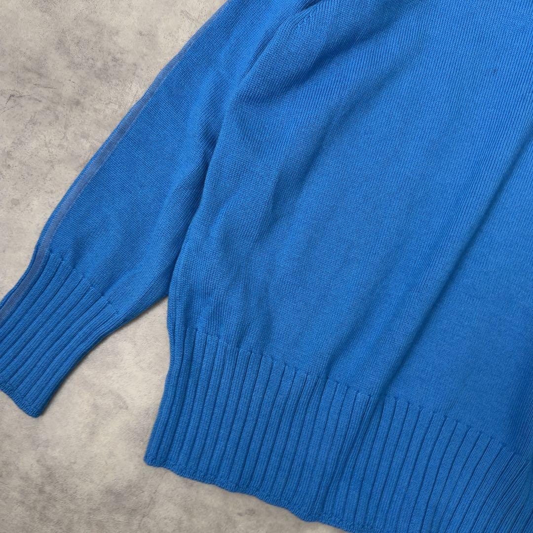 【セオリーリュクス】タートルネックニット 38 きれい色 ブルー 近年モデル