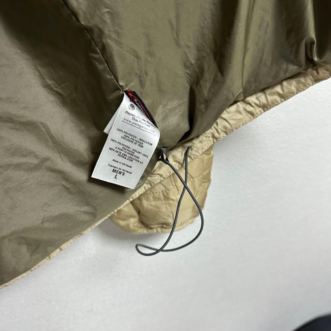 patagonia プリマロフト パフジャケット　ナノパフジャケット L