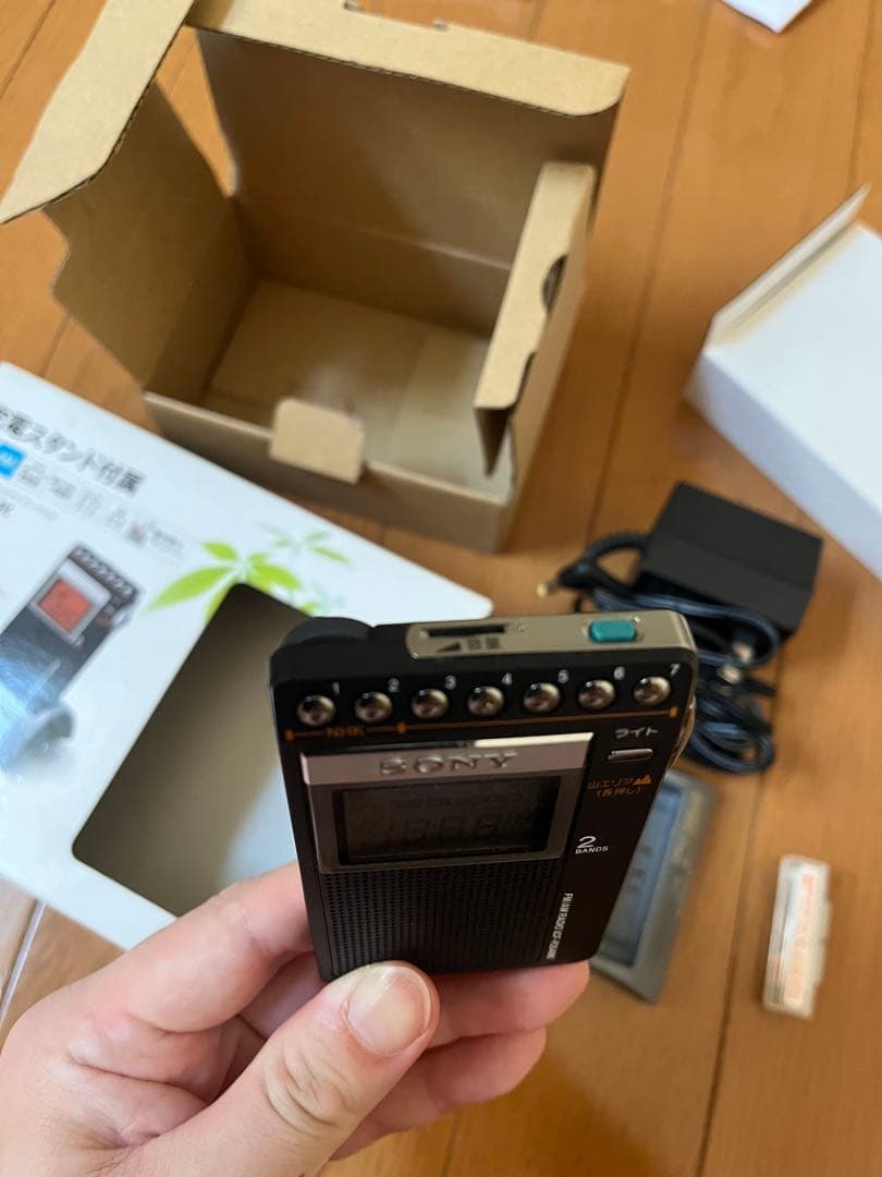 SONYポケットラジオ　ICF-R354MK FM AM シンセサイザーラジオ