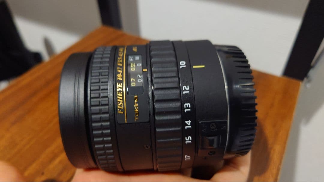 レンズ(ズーム) Tokina10-17mmF3.5-4.5AT-X107DX FisheyeEF