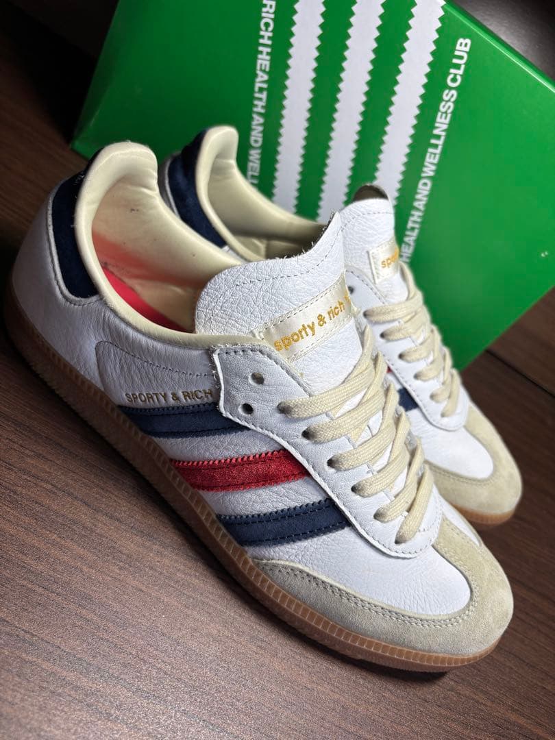 スポーティアンドリッチ × アディダス サンバ OG 中古品　size26.5㎝