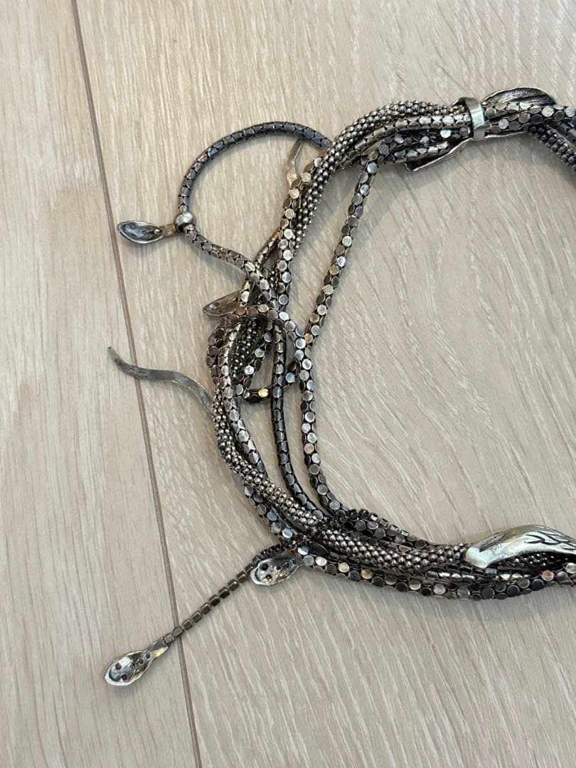 【925】HP FRANCE/IOSSELLIANI スネークネックレス