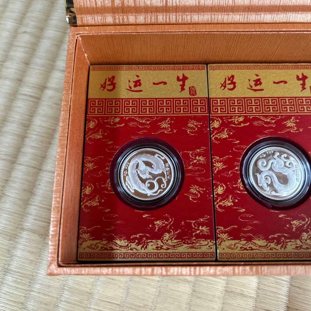 GOLD HISTORY(黄金歴史)好運一生　純銀(Ag.999)メダル10点