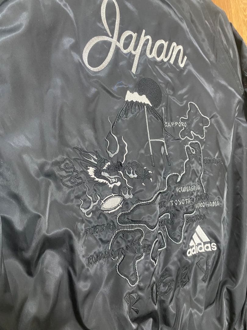 adidas アディダス　ALLBLACKS スカジャン　希少サイズO（XL）