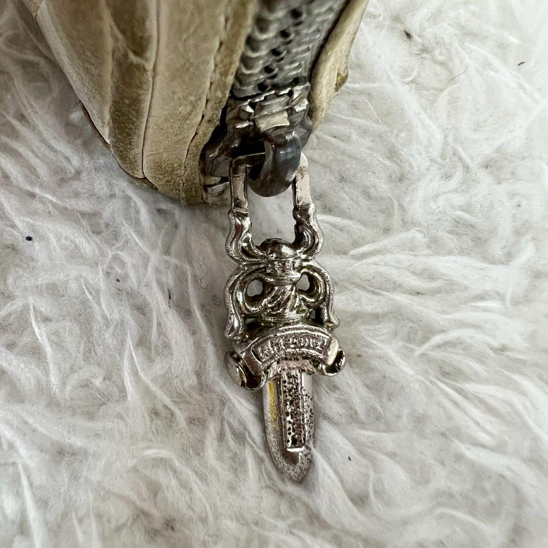 CHROME HEARTS セメタリークロスパッチ キルティングレザーウォレット