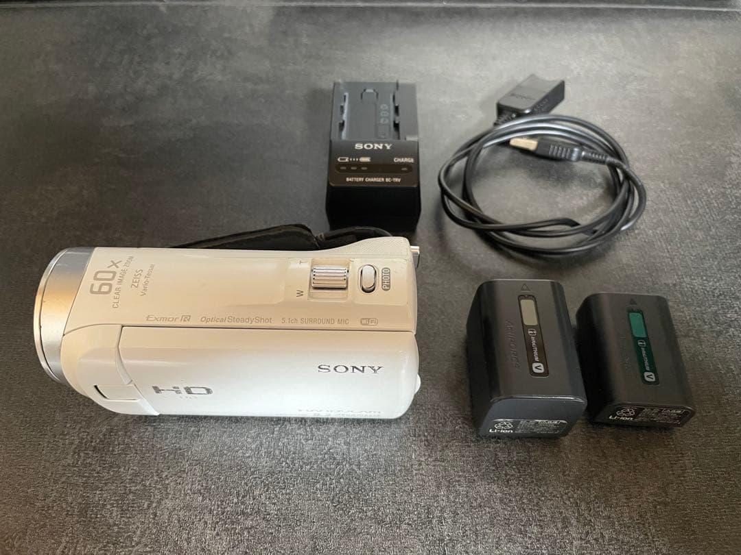 SONYデジタルHDビデオカメラレコーダー　HDR-CX480 バッテリー2個付