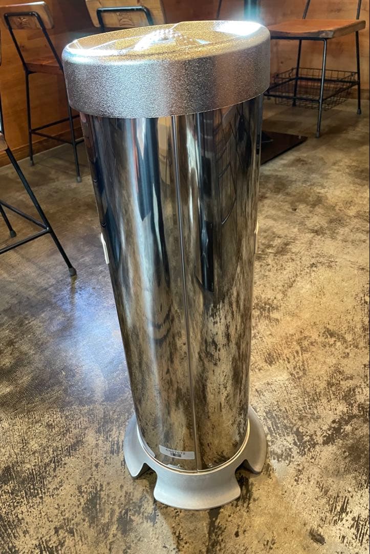 ステンレス製 置き型灰皿 蓋付き JT灰皿 新品未使用