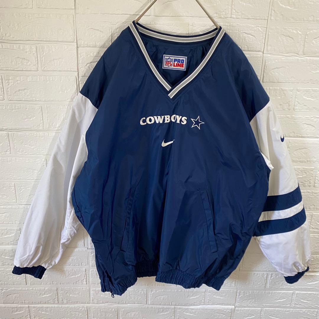 【未使用品】ナイキ×NFL ダラスカウボーイズ　プルオーバーナイロンジャケット