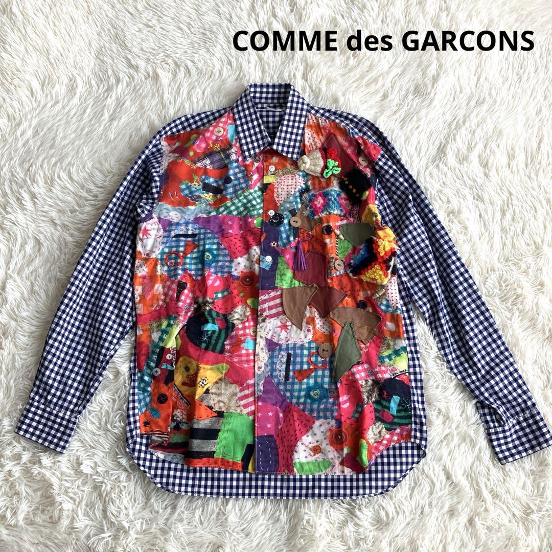 COMME des GARCONS SHIRT パッチワーク プリント 希少