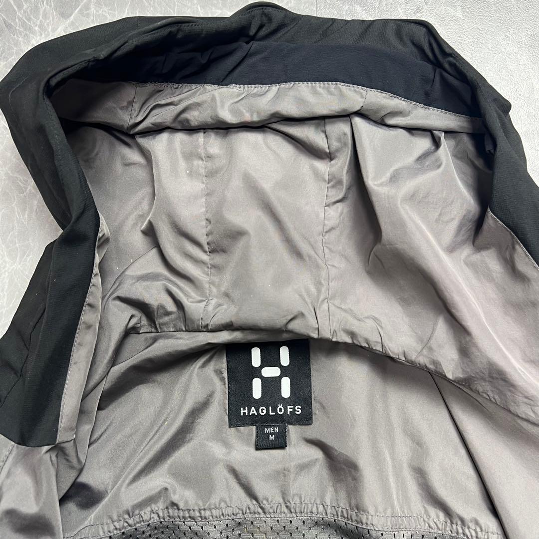 ホグロフス　マウンテンパーカー　ベンチレーション　フード　HAGLOFS 黒　M