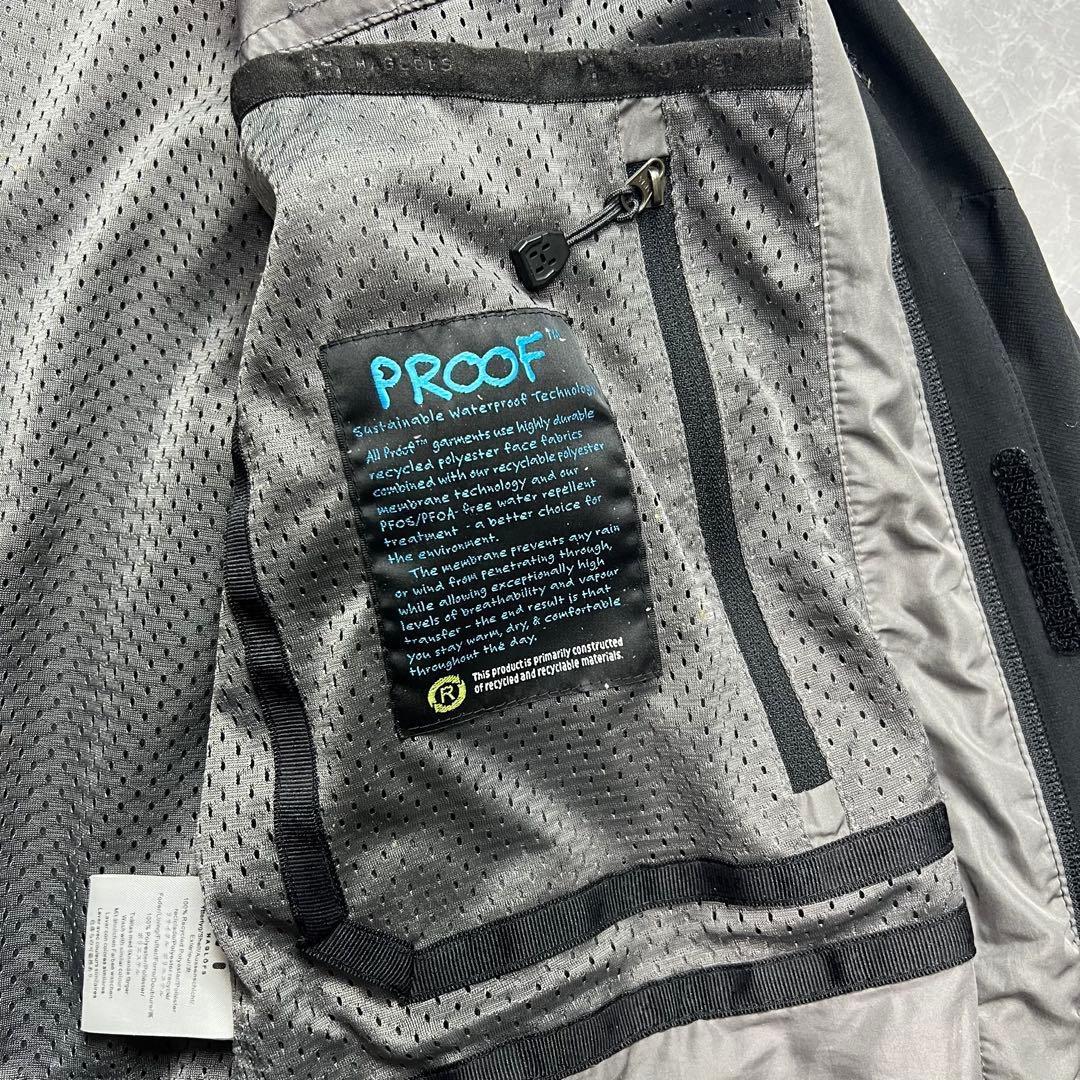 ホグロフス　マウンテンパーカー　ベンチレーション　フード　HAGLOFS 黒　M