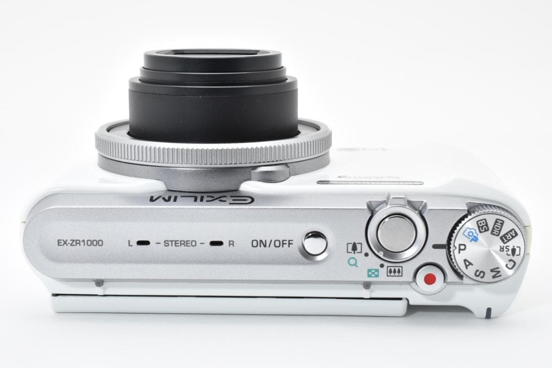 カシオ　CASIO EXILIM EX-ZR1000 ホワイト≪ 元箱付属 ≫