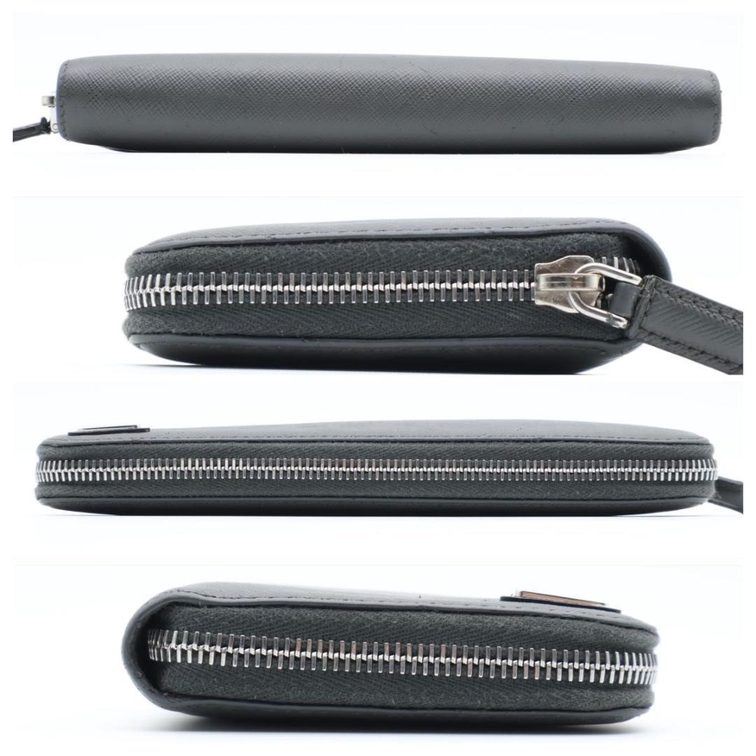 【極美品】PRADA ジップアラウンドウォレット　サフィアーノレザー　長財布