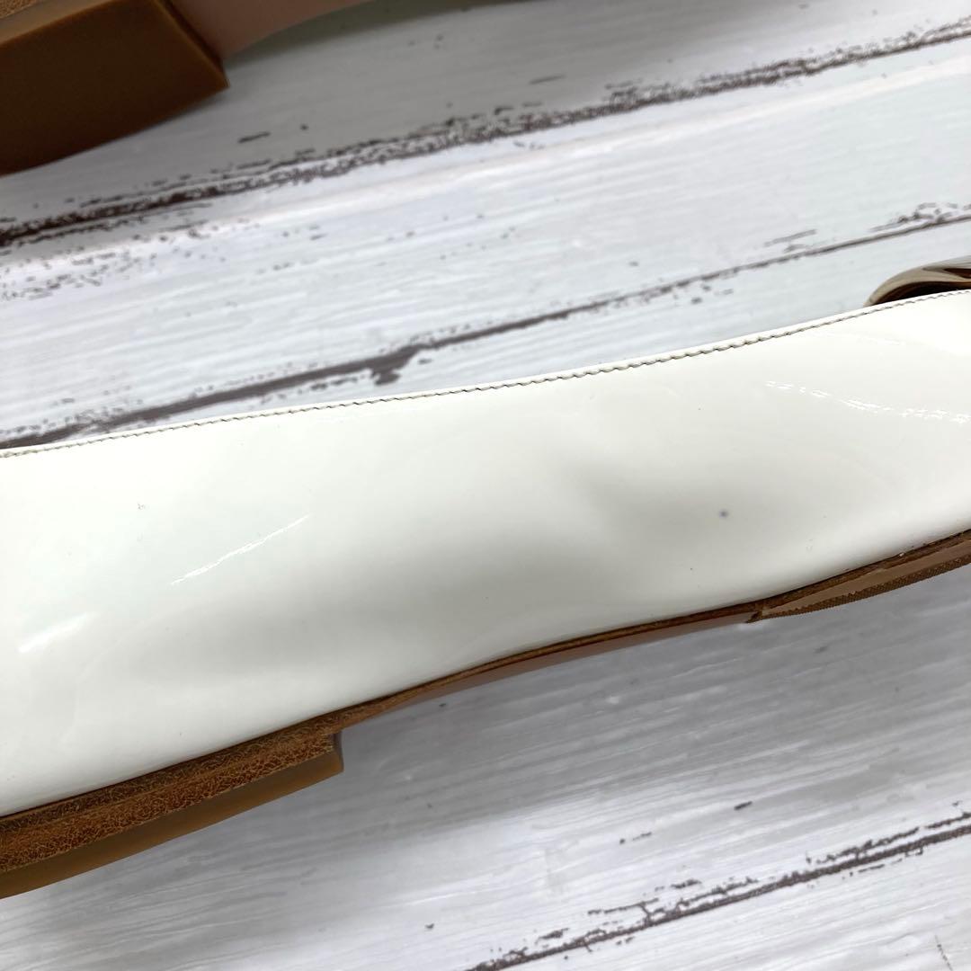 極美品❣️ PELLICOペリーコパンプスレディースブランドホワイト24㎝