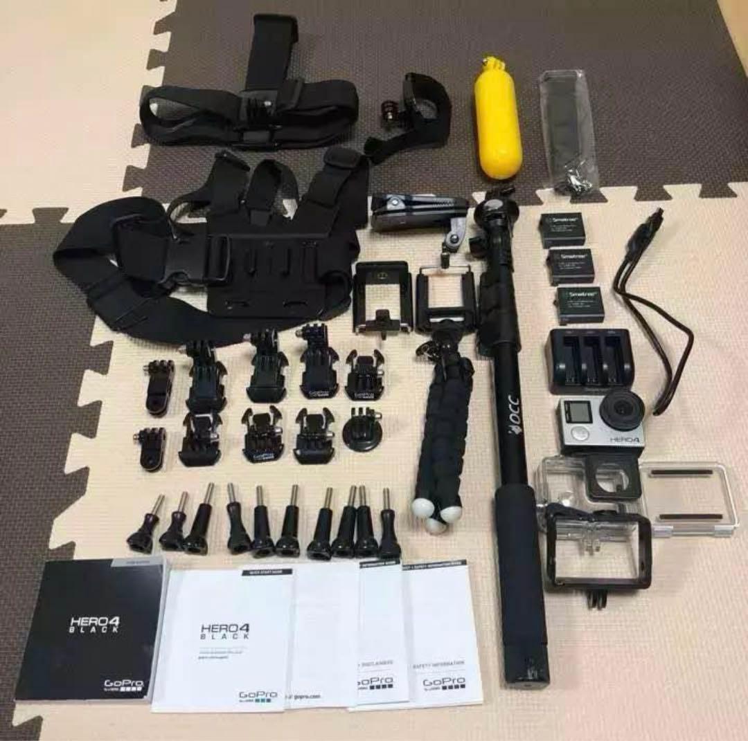 GO PRO HERO 4 シルバー　アクションカメラ 本体とアクセサリー
