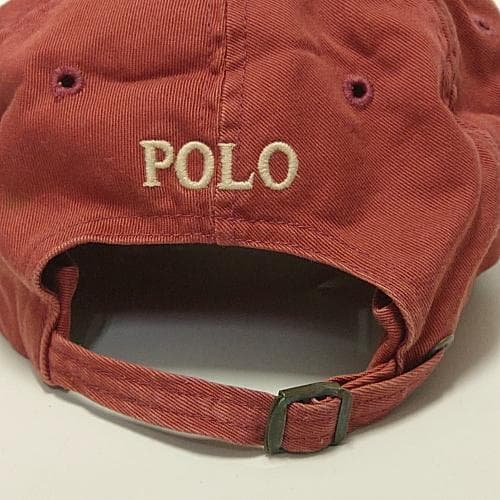 ポロスポーツ ラルフローレン　90s 当時物 パッチロゴCAP 帽子 米国製