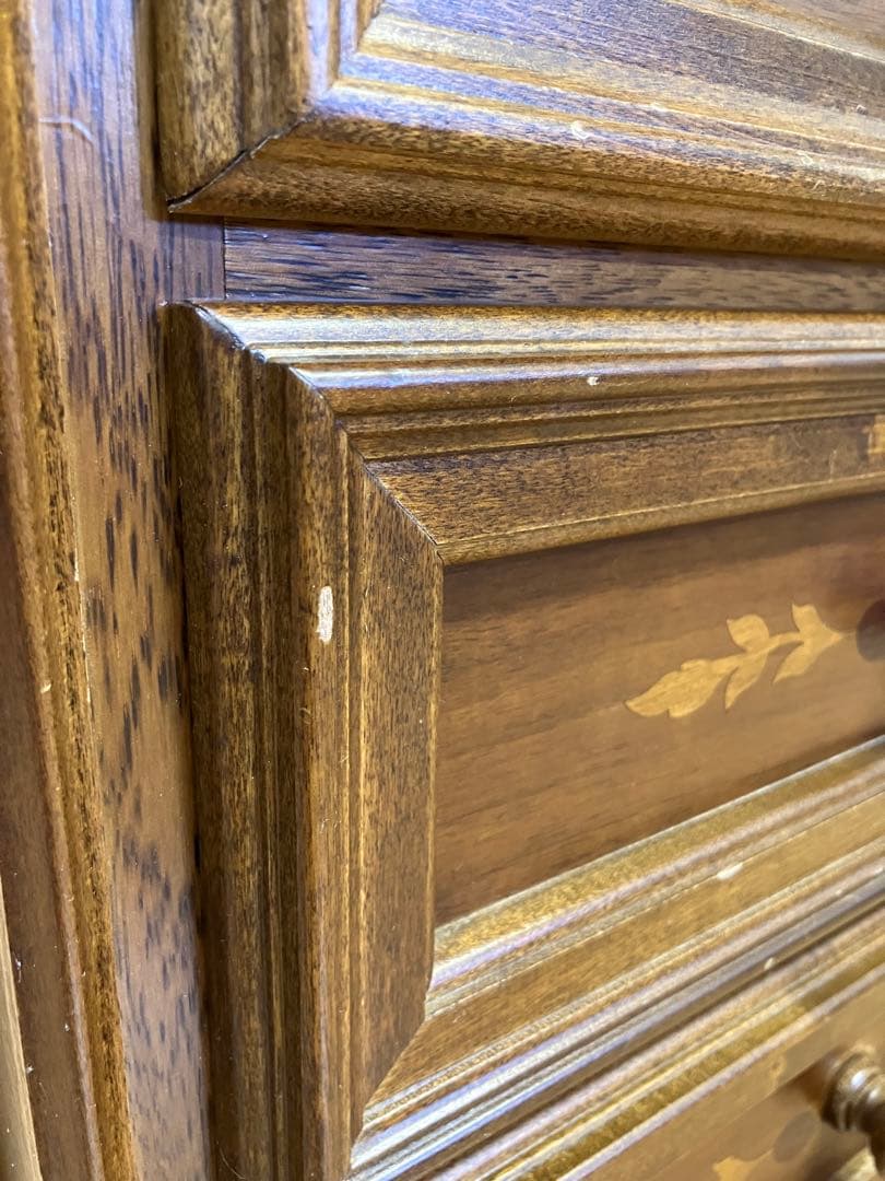 イタリア　象嵌　チェスト　電話台　サイドチェスト