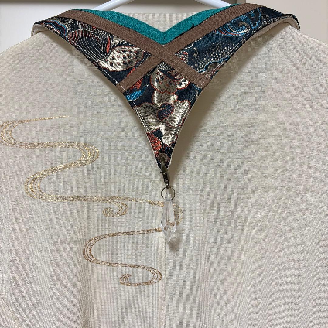 OZZ ONESTE 和チャイナ 羽織 グリーン